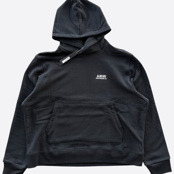 Amiri Black Gradient Bones Hoodie